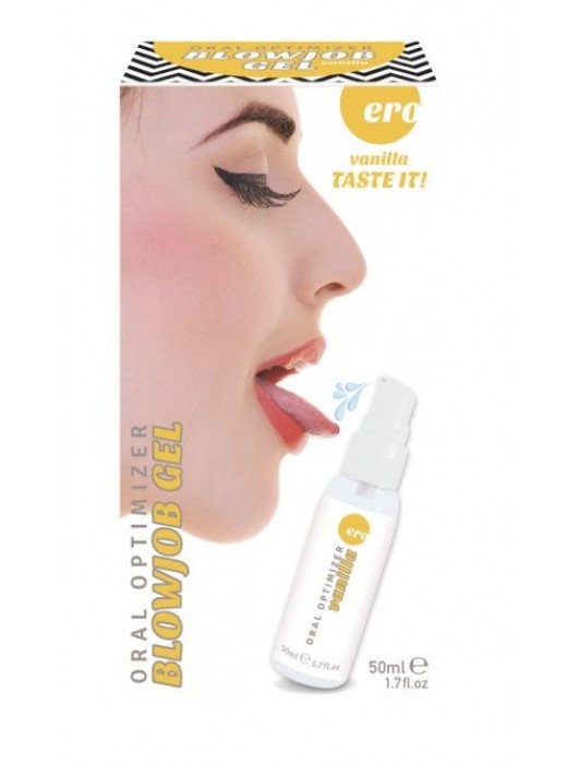 Увлажняющий гель для орального секса с ароматом ванили - 50 мл. - Ero - купить с доставкой в Тамбове