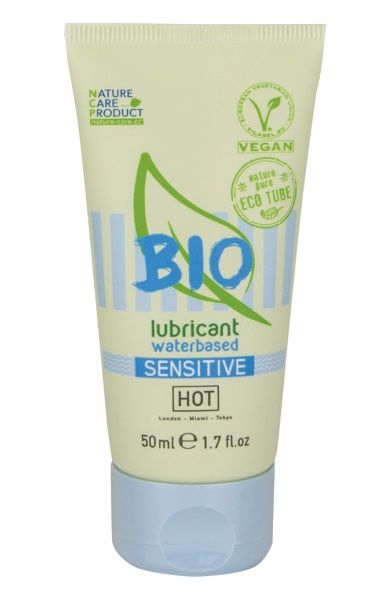 Органический лубрикант для чувствительной кожи Bio Sensitive - 50 мл. - HOT - купить с доставкой в Тамбове