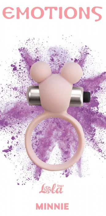 Розовое эрекционное виброколечко Emotions Minnie Light pink - Lola Games - в Тамбове купить с доставкой