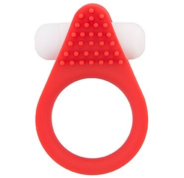 Красное эрекционное кольцо LIT-UP SILICONE STIMU RING 1 RED - Dream Toys - в Тамбове купить с доставкой
