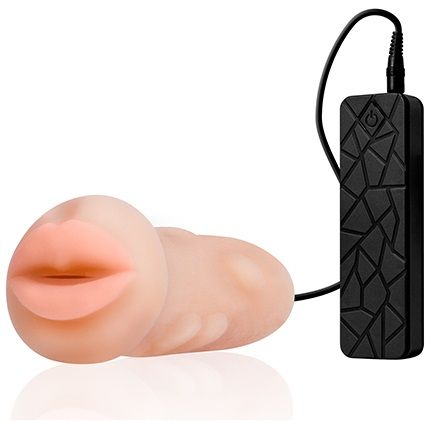 Мастурбатор-ротик с вибрацией REALSTUFF VIBRATING MASTURBATOR MOUTH - Dream Toys - в Тамбове купить с доставкой