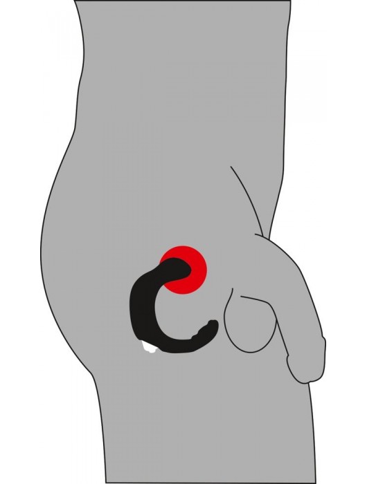 С-образный стимулятор простаты Rebel с виброэлементом - Orion - в Тамбове купить с доставкой