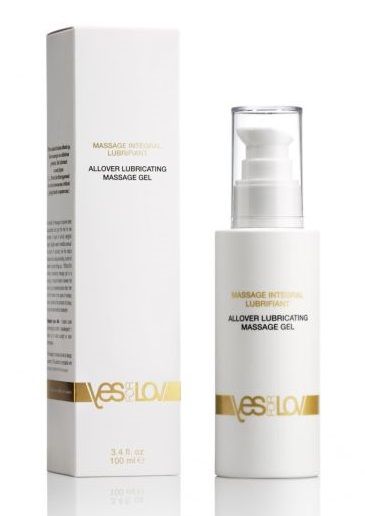 Массажный гель-смазка на силиконовой основе Allover Massage Gel - 100 мл. - YESforLOV - купить с доставкой в Тамбове