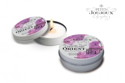 Массажная свеча Petits Joujoux Orient с ароматом граната и белого перца - 33 гр. - MyStim - купить с доставкой в Тамбове