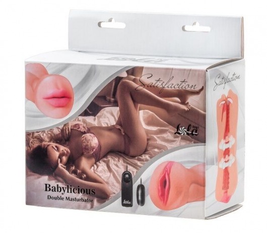 Двусторонний мастурбатор с вибропулей Satisfaction Babylicious - Lola Games - в Тамбове купить с доставкой