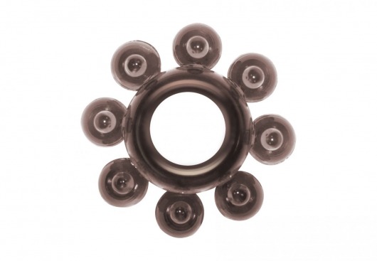 Чёрное эрекционное кольцо Rings Bubbles - Lola Games - в Тамбове купить с доставкой