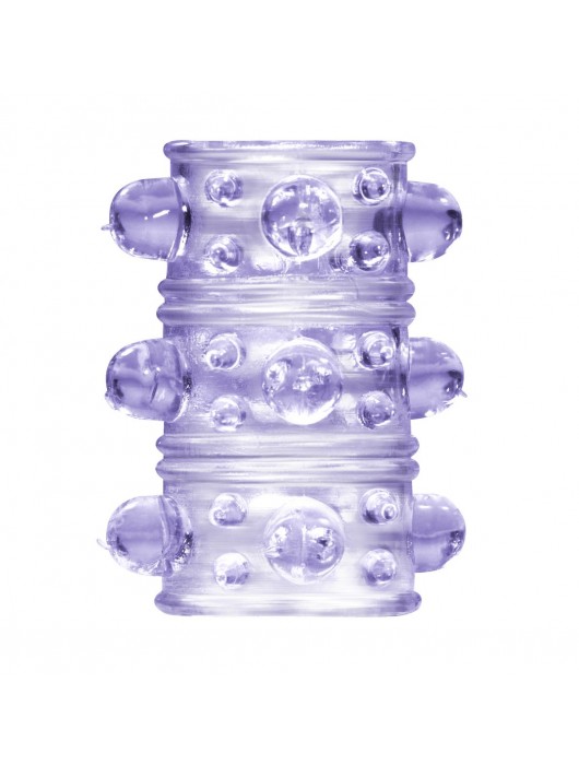 Фиолетовая насадка на пенис Rings Armour - Lola Games - в Тамбове купить с доставкой