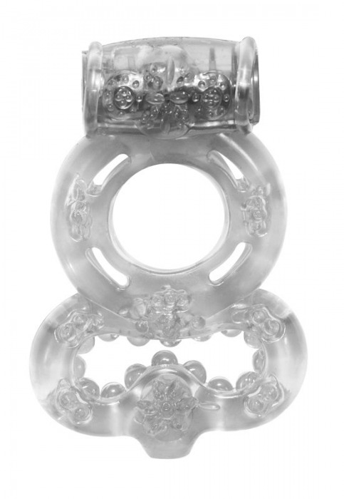 Прозрачное эрекционное кольцо Rings Treadle с подхватом - Lola Games - в Тамбове купить с доставкой