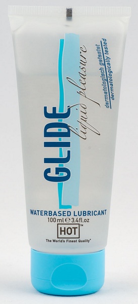 Интимная смазка на водной основе Glide - 100 мл. - HOT - купить с доставкой в Тамбове