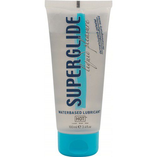 Интимная смазка на водной основе Superglide - 100 мл. - HOT - купить с доставкой в Тамбове