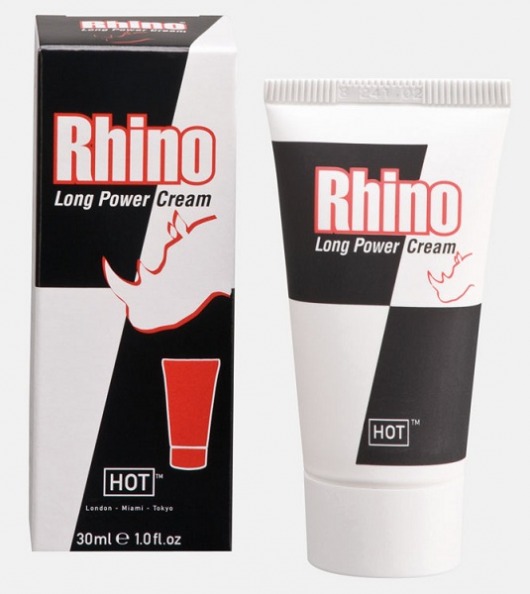 Крем-пролонгатор для мужчин Rhino - 30 мл. - HOT - купить с доставкой в Тамбове