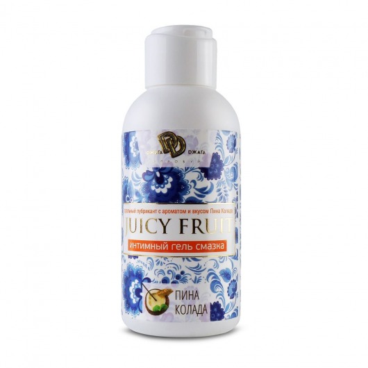 Интимный гель на водной основе JUICY FRUIT с ароматом пина колада - 100 мл. - БиоМед - купить с доставкой в Тамбове