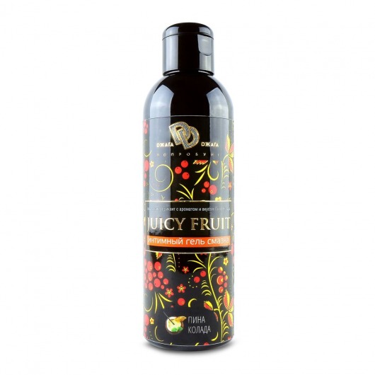 Интимный гель на водной основе JUICY FRUIT с ароматом пина колада - 200 мл. - БиоМед - купить с доставкой в Тамбове