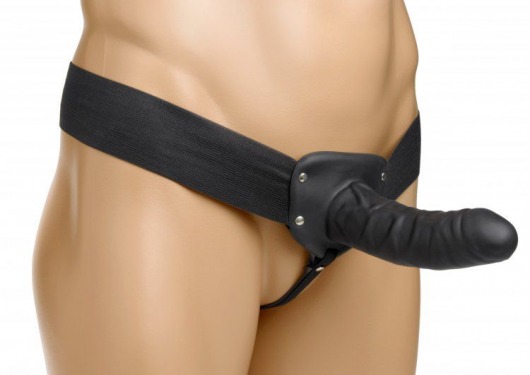 Полый страпон Erection Assist - 15,2 см. - XR Brands - купить с доставкой в Тамбове