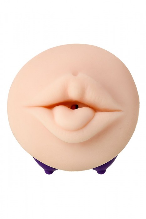 Двухсторонний мастурбатор JOS YARA в фиолетовой колбе - JOS - в Тамбове купить с доставкой