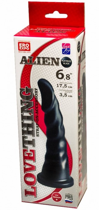 Насадка для трусиков харнесс Alien - 17,5 см. - LOVETOY (А-Полимер) - купить с доставкой в Тамбове