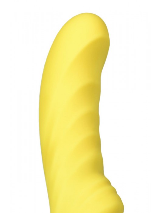 Жёлтый вибратор Yummy Sunshine - 22,5 см. - Satisfyer