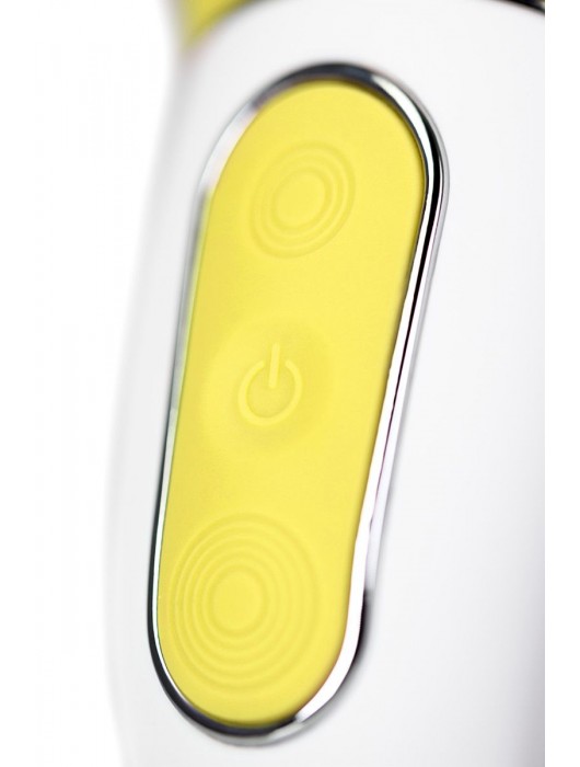 Жёлтый вибратор Yummy Sunshine - 22,5 см. - Satisfyer