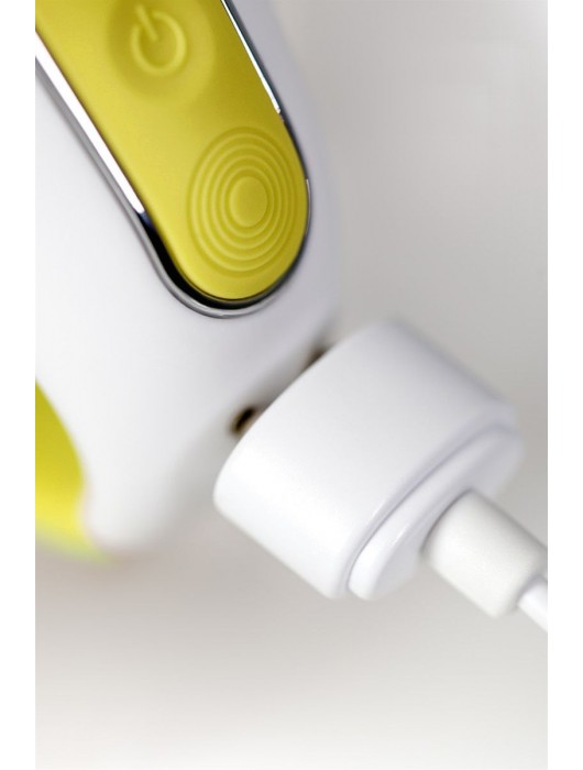 Жёлтый вибратор Yummy Sunshine - 22,5 см. - Satisfyer