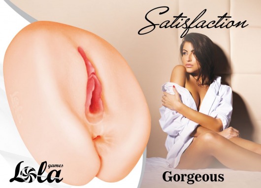 Мастурбатор с 2 тоннелями Satisfaction Gorgeous - Lola Games - в Тамбове купить с доставкой