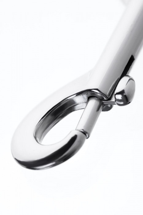 Серебристый двухсторонний карабин TOYFA Metal - ToyFa - купить с доставкой в Тамбове