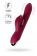 Бордовый вибратор-кролик Sangra - 20,5 см. - ToyFa