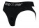 Черные трусики для насадок Heroine Lingerie Harness - size L - Strap-on-me - купить с доставкой в Тамбове