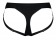 Черные трусики для насадок Heroine Lingerie Harness - size L - Strap-on-me - купить с доставкой в Тамбове