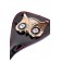 Чёрный стек с совой на кожаном наконечнике - 24 см. - ToyFa - купить с доставкой в Тамбове Чёрный стек с совой на кожаном наконечнике - 24 см. - ToyFa - купить с доставкой в Тамбове