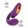 Фиолетовый вибромассажер с клиторальной стимуляцией Megam - ToyFa купить в Тамбове с доставкой в Orgasmix.ru Фиолетовый вибромассажер с клиторальной стимуляцией Megam - ToyFa