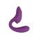 Фиолетовый вибромассажер с клиторальной стимуляцией Megam - ToyFa купить в Тамбове с доставкой в Orgasmix.ru Фиолетовый вибромассажер с клиторальной стимуляцией Megam - ToyFa
