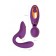 Фиолетовый вибромассажер с клиторальной стимуляцией Megam - ToyFa купить в Тамбове с доставкой в Orgasmix.ru Фиолетовый вибромассажер с клиторальной стимуляцией Megam - ToyFa