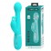 Мятный вибратор-кролик Dejon с ротацией бусин и возвратно-поступательными движениями - 22,6 см. - Baile купить в Тамбове с доставкой в Orgasmix.ru Мятный вибратор-кролик Dejon с ротацией бусин и возвратно-поступательными движениями - 22,6 см. - Baile