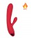 Красный вибратор-кролик с пульсацией и нагревом Irene - 21 см. - Woma купить в Тамбове с доставкой в Orgasmix.ru Красный вибратор-кролик с пульсацией и нагревом Irene - 21 см. - Woma