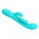 Аквамариновый мультифункциональный вибратор Shania - 22,2 см. - Baile купить в Тамбове с доставкой в Orgasmix.ru Аквамариновый мультифункциональный вибратор Shania - 22,2 см. - Baile
