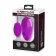 Лиловое виброяйцо с удобным пультом управления вибрацией - Baile в Тамбове Лиловое виброяйцо с удобным пультом управления вибрацией - Baile